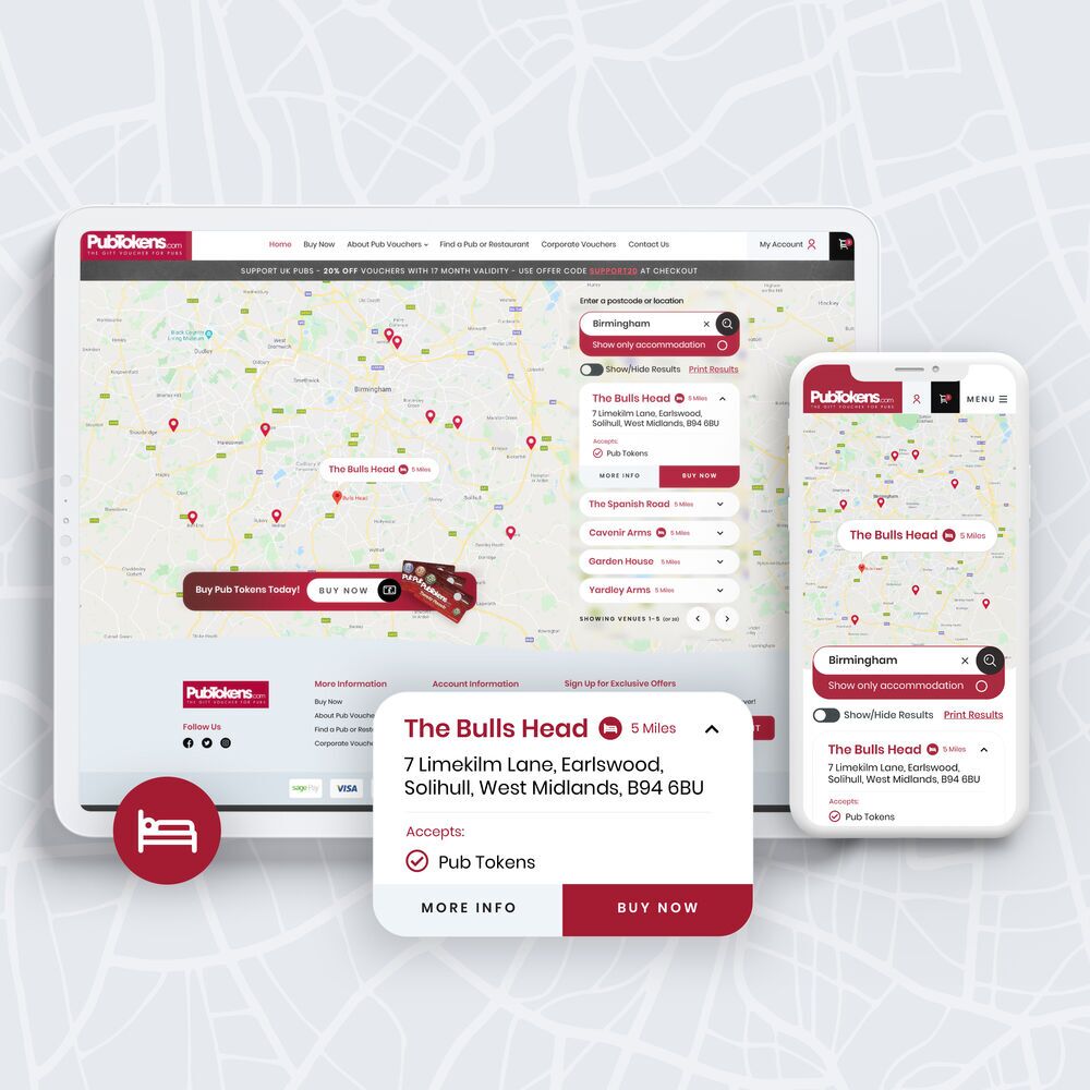 Pub Tokens Web Design Digital Storm 1