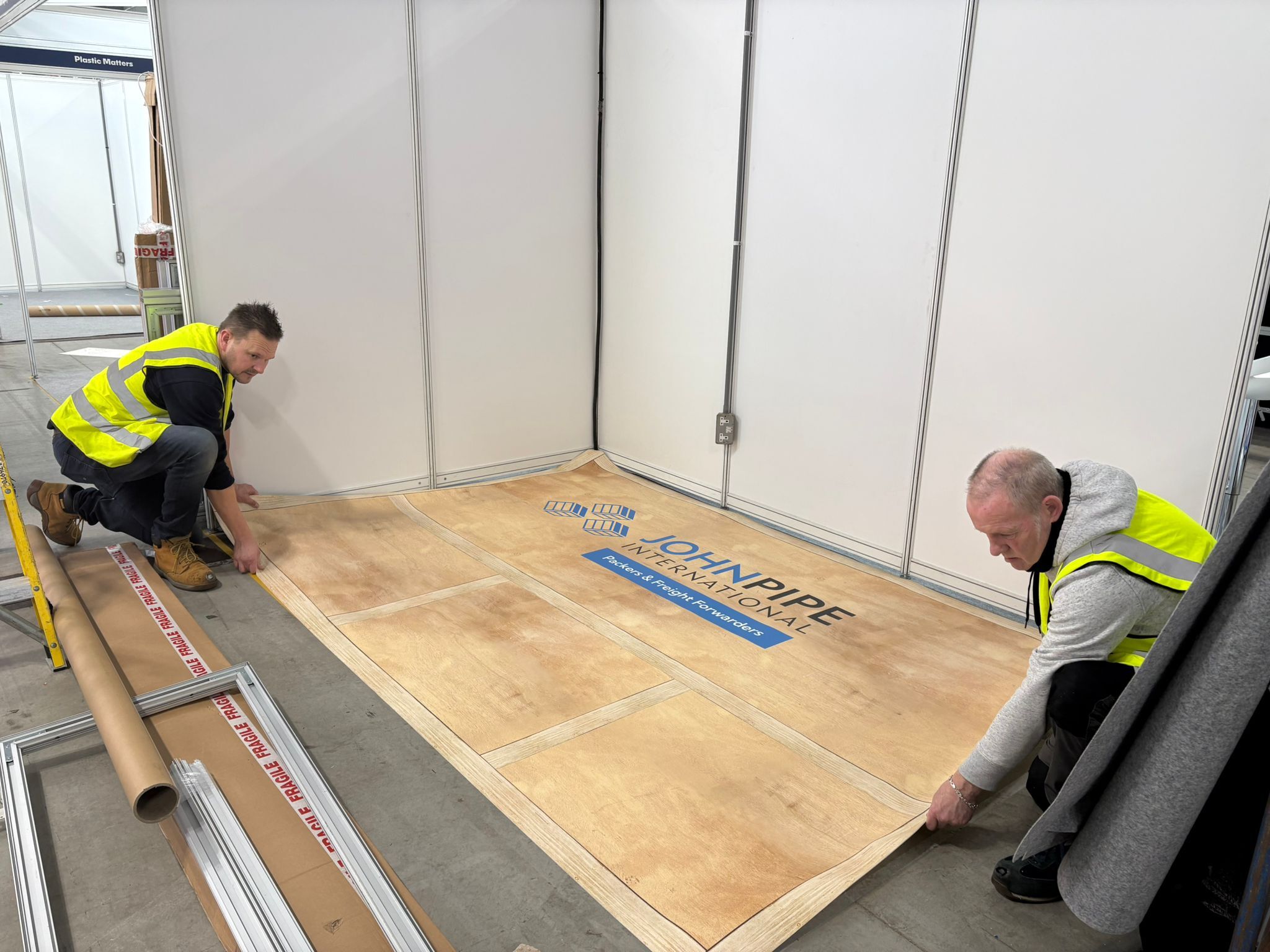Exhibition Stand - Printed-floor - Digital Storm