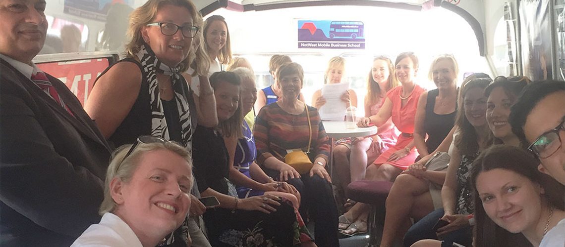 entrepreneurs on the startup bus
