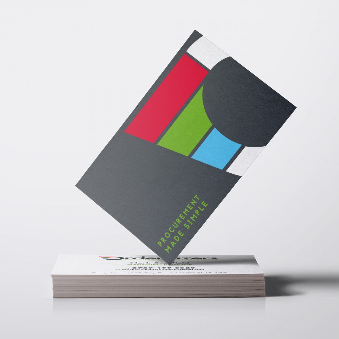 ordernizers business card design
