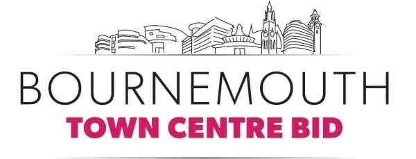 The town centre BID's new logo featuring the iconic and recognisable buildings from the town centre.