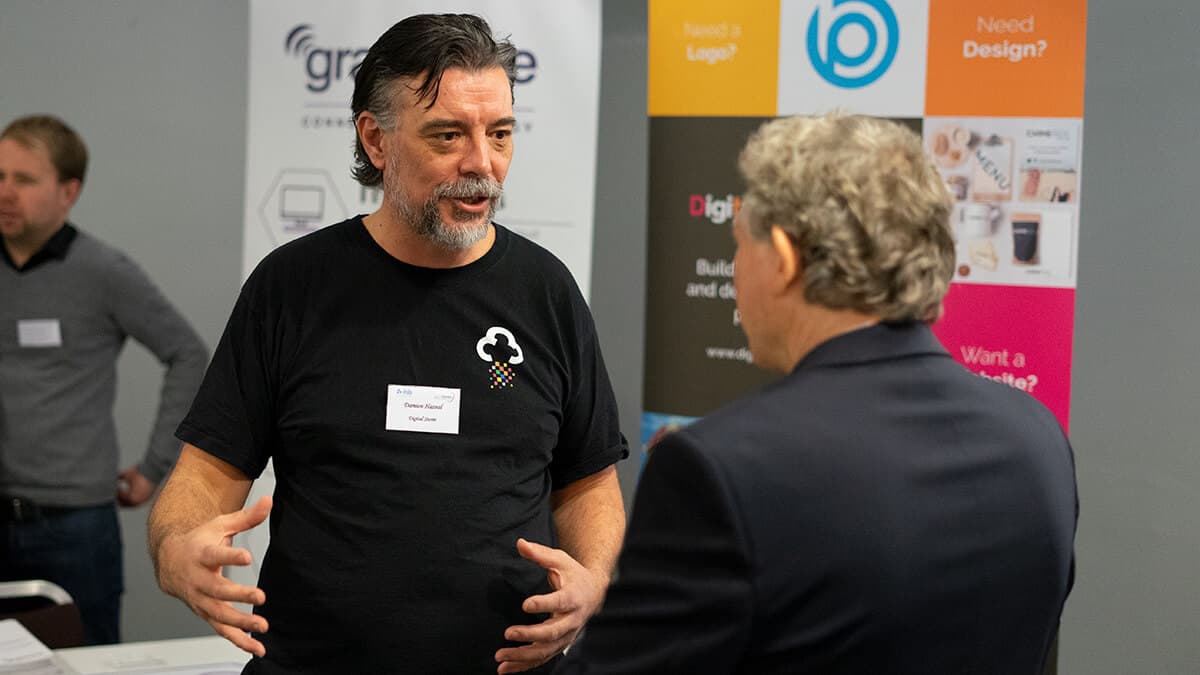 Dorset Chamber's 2nd Member to Member Live 10 Damion Hazael Digital Storm Bournemouth