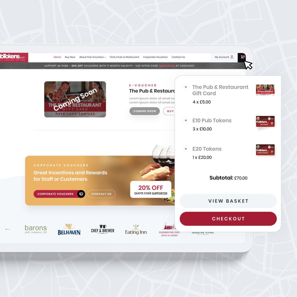 Pub Tokens Web Design Digital Storm 5