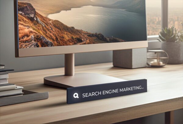 search engine marketing concept