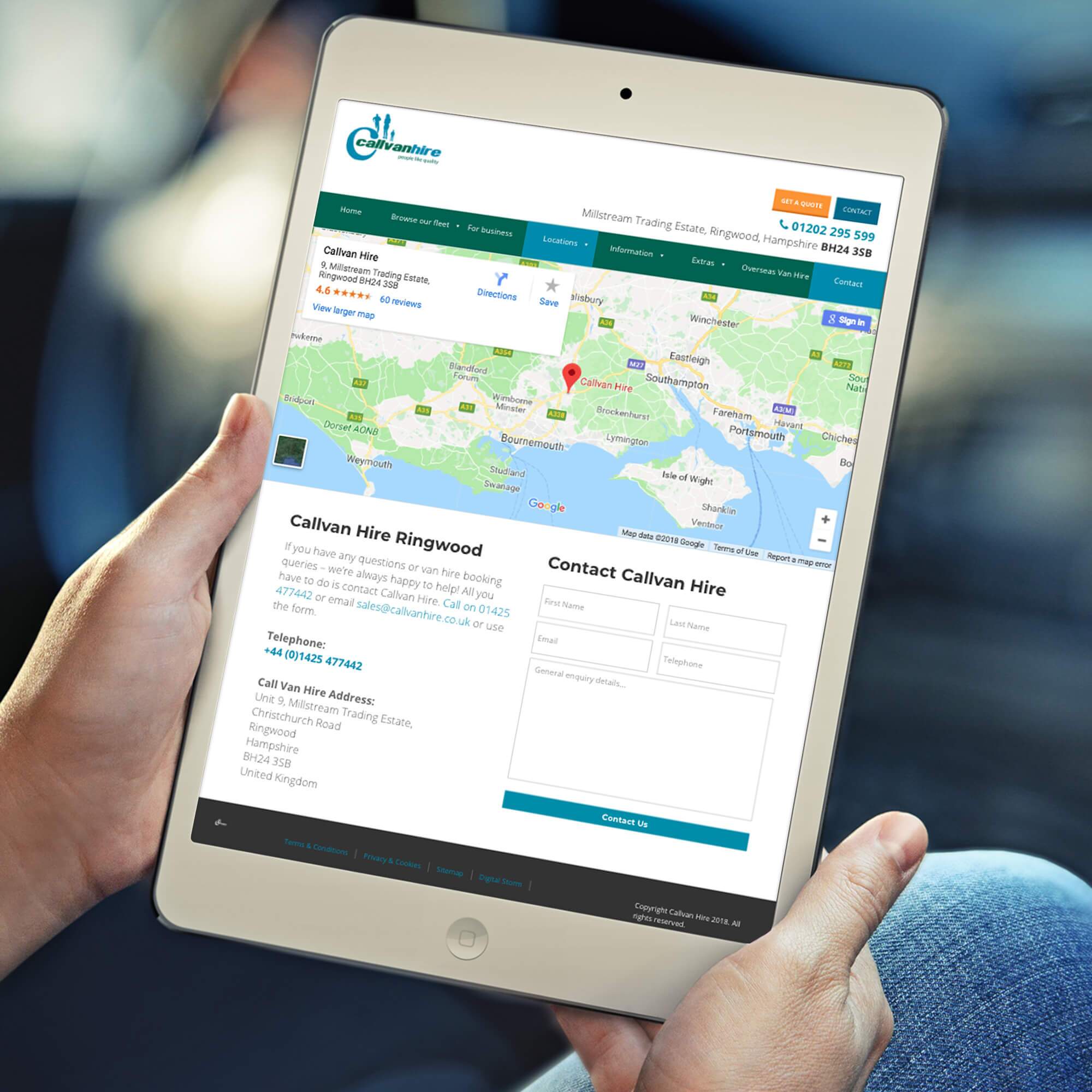 call van hire pad