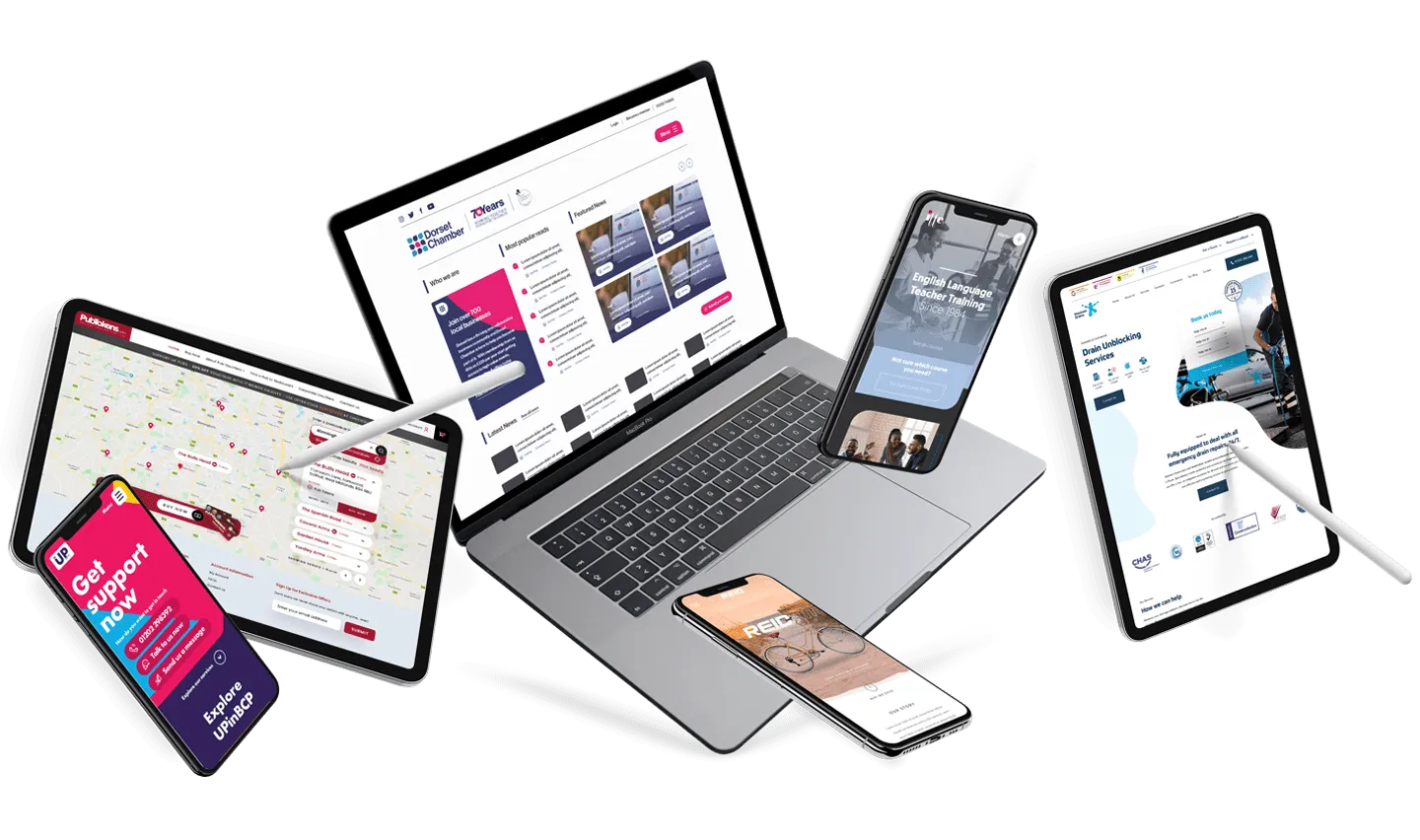 Website Development Mockup