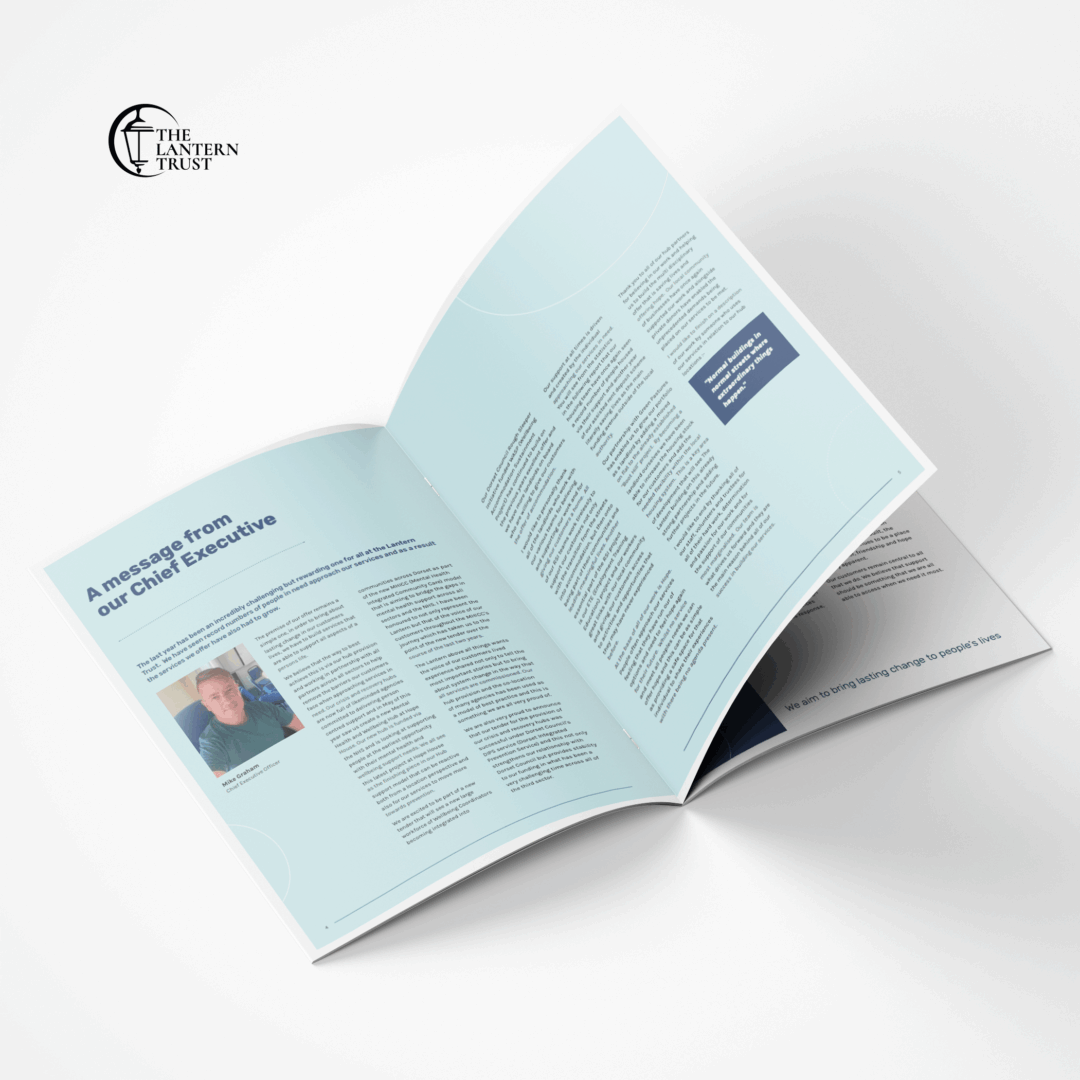 Lantern Trust Brochure Mockup