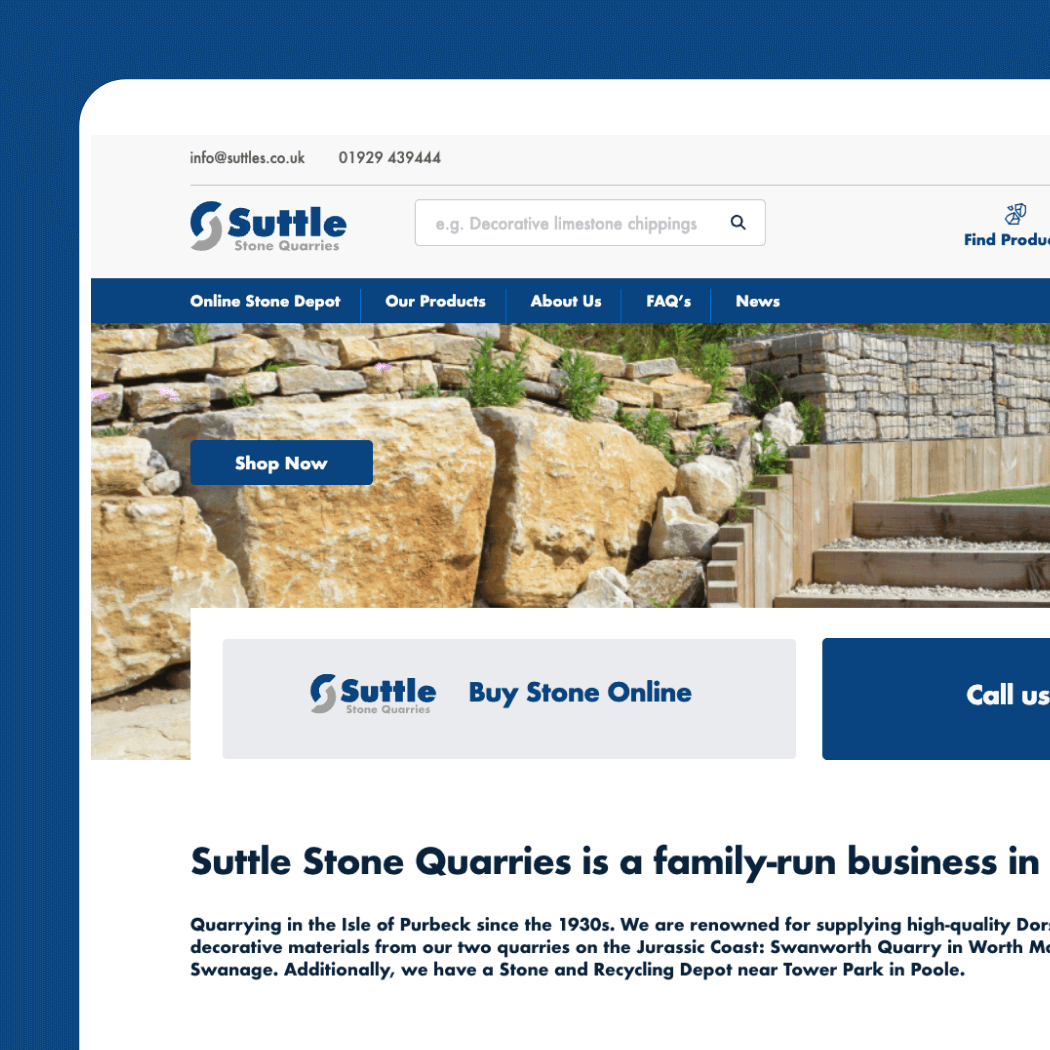 Suttles Homepage Design 1