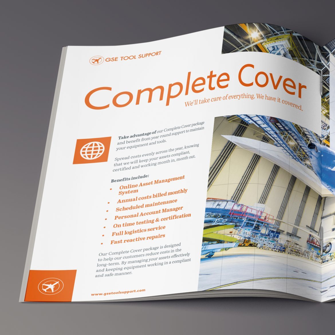 aerospace gse booklet design