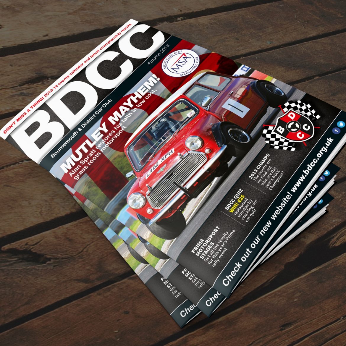 Bournemouth & District Car Club magazine pile