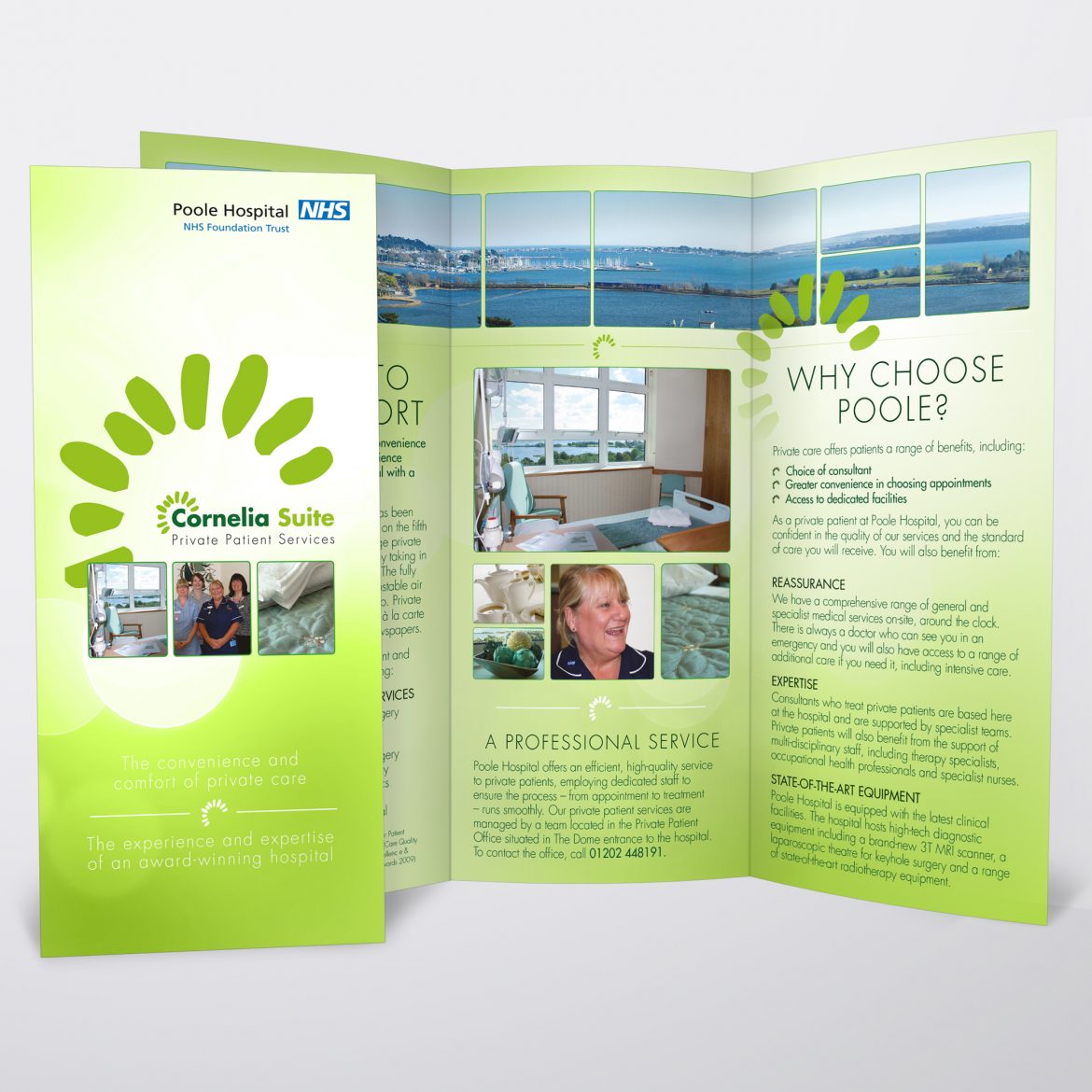 nhs tri fold leaflet