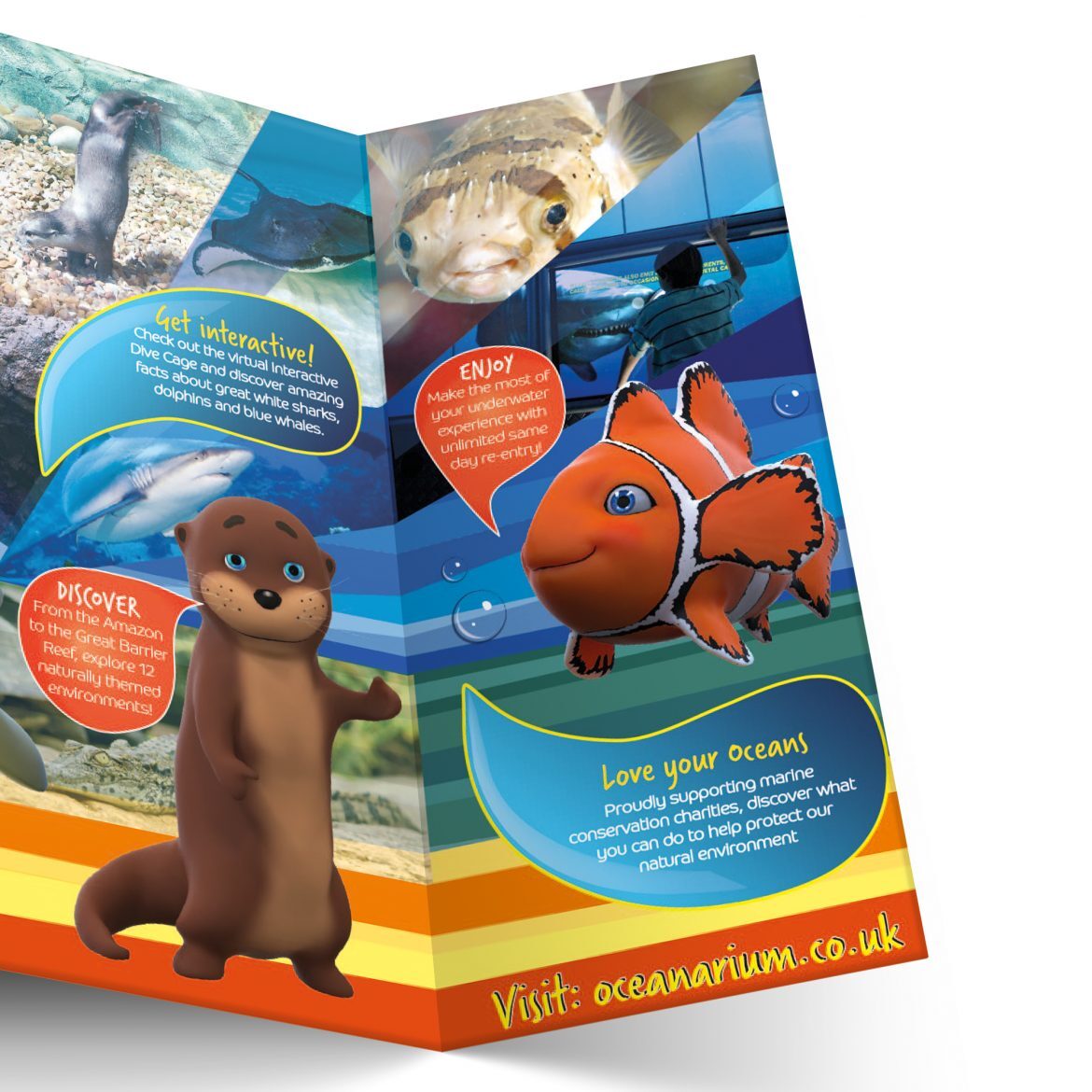 oceanarium leaflet design