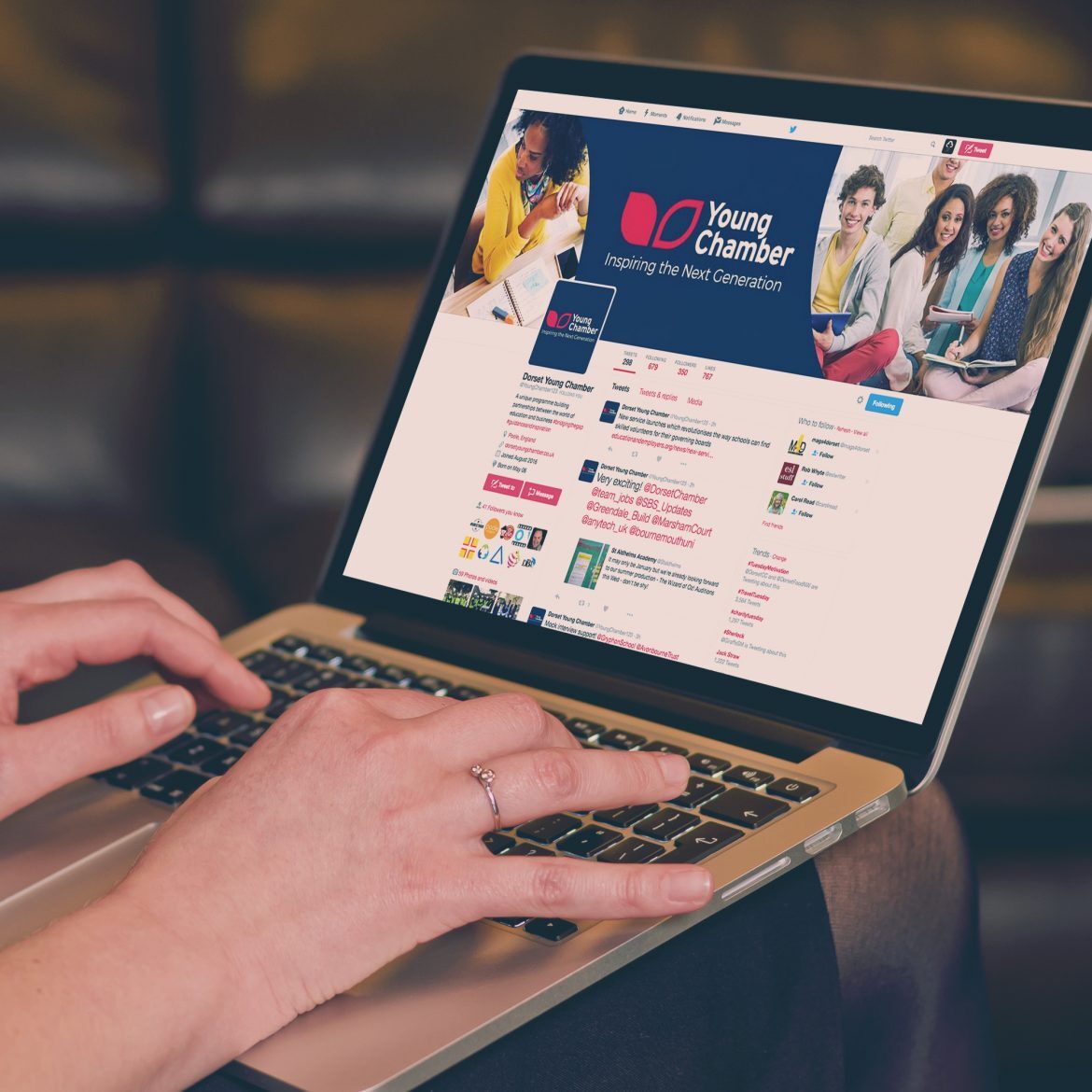 Dorset Young Chamber social media account