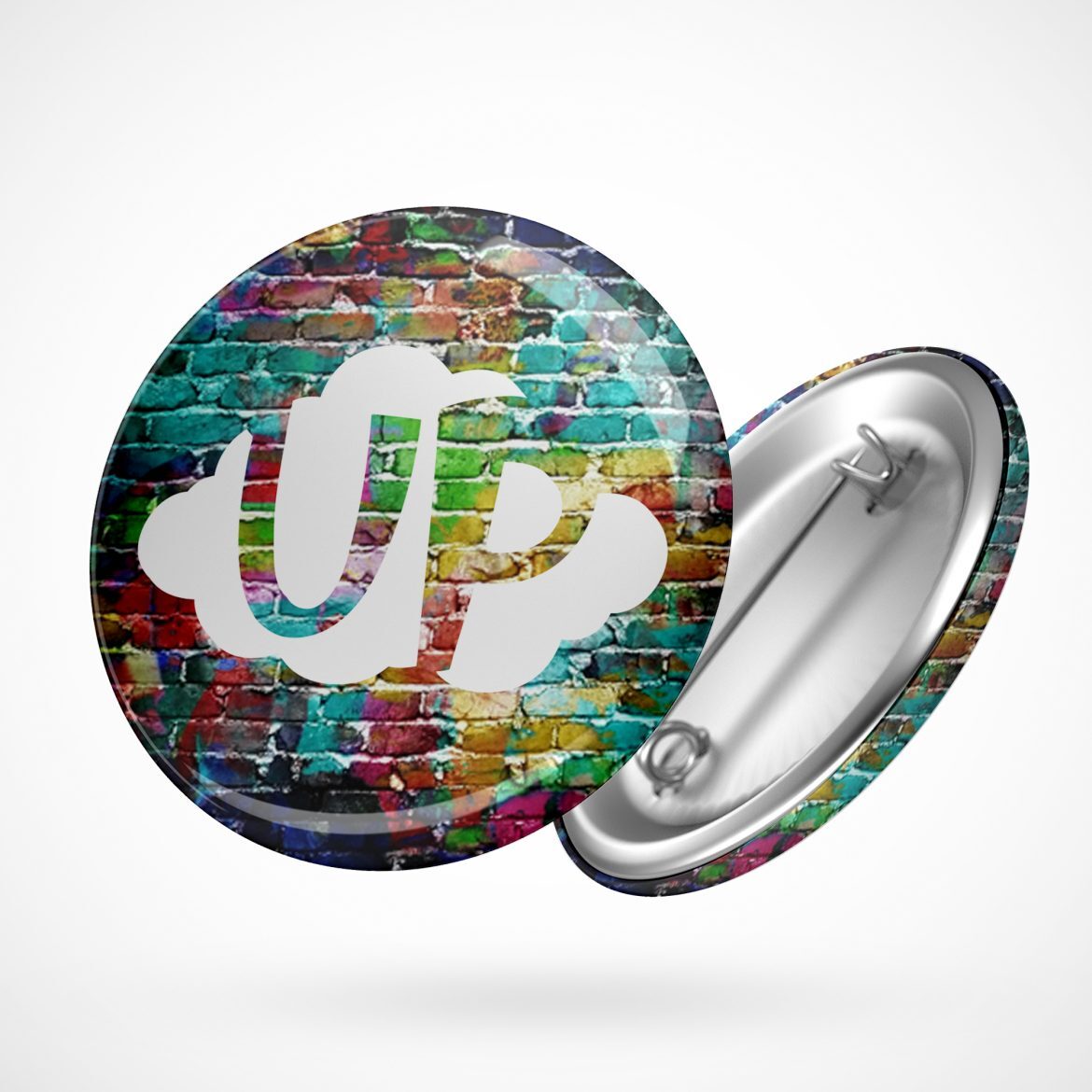 up poole event badge design and printing