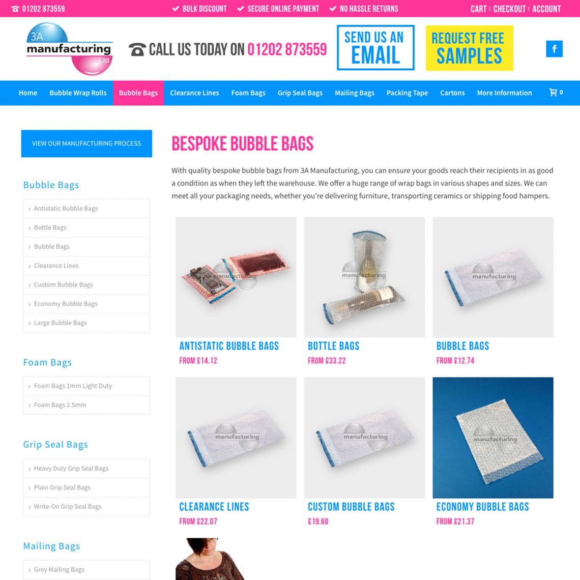 3a manufacturing ecommerce shop