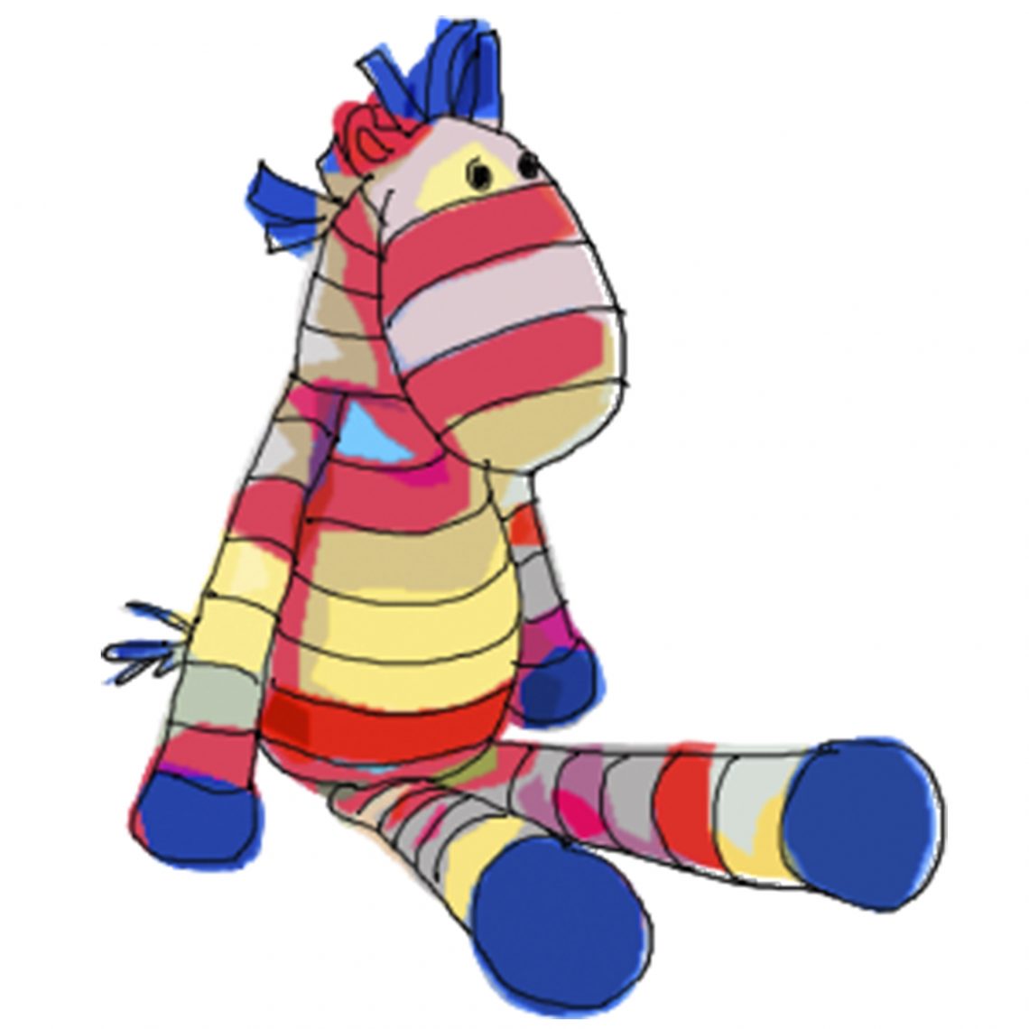 Nannyworld illustration of a Zebra