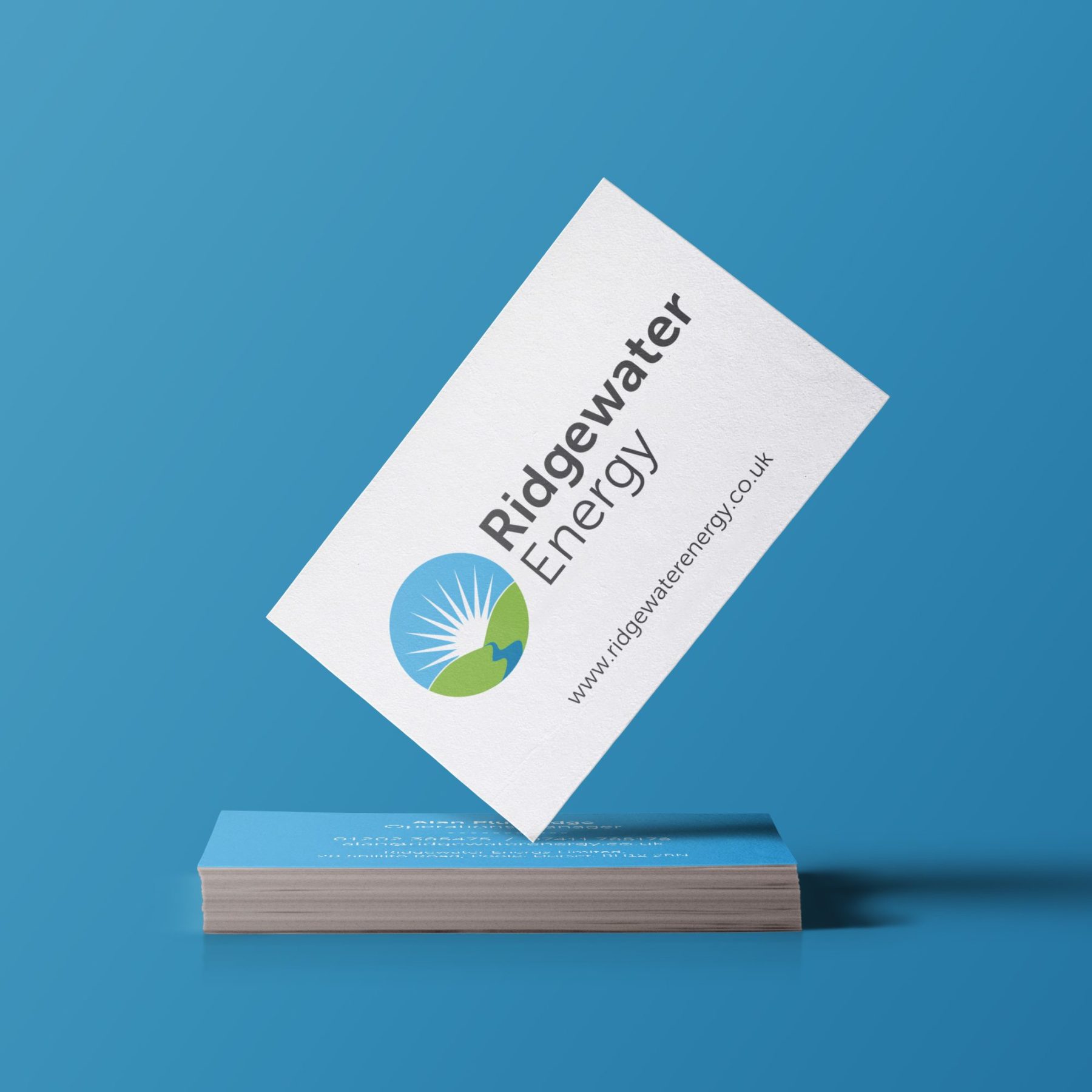 Bridgwater energy business card design