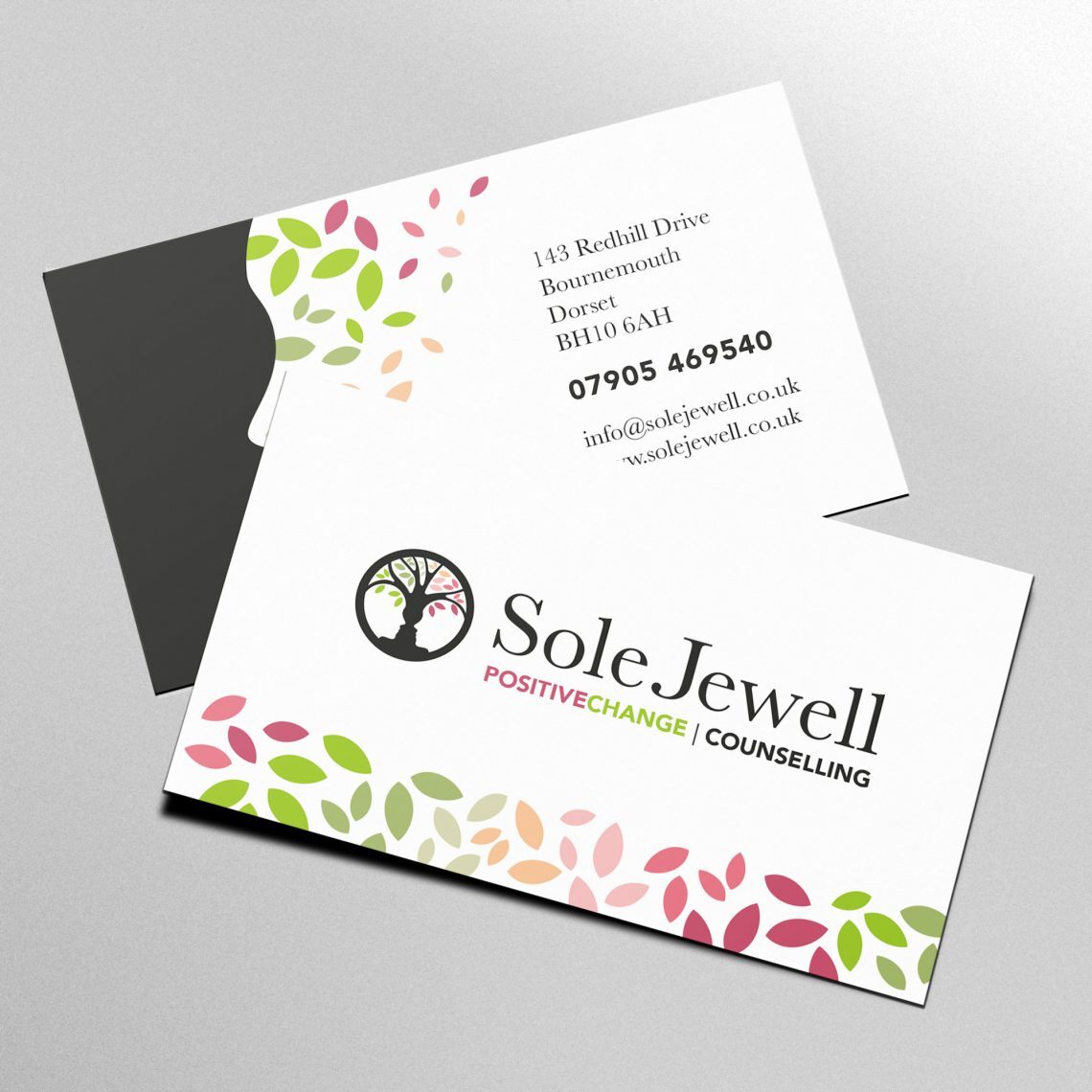 Sole Jewell business card design