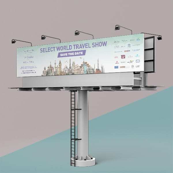 Select World Travel Billboard Advert Design