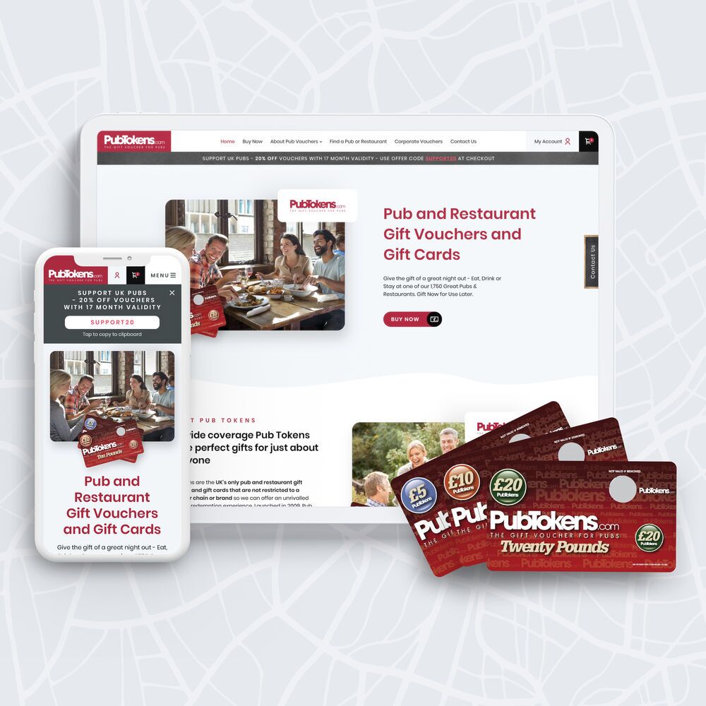 Pub Tokens Web Design Digital Storm