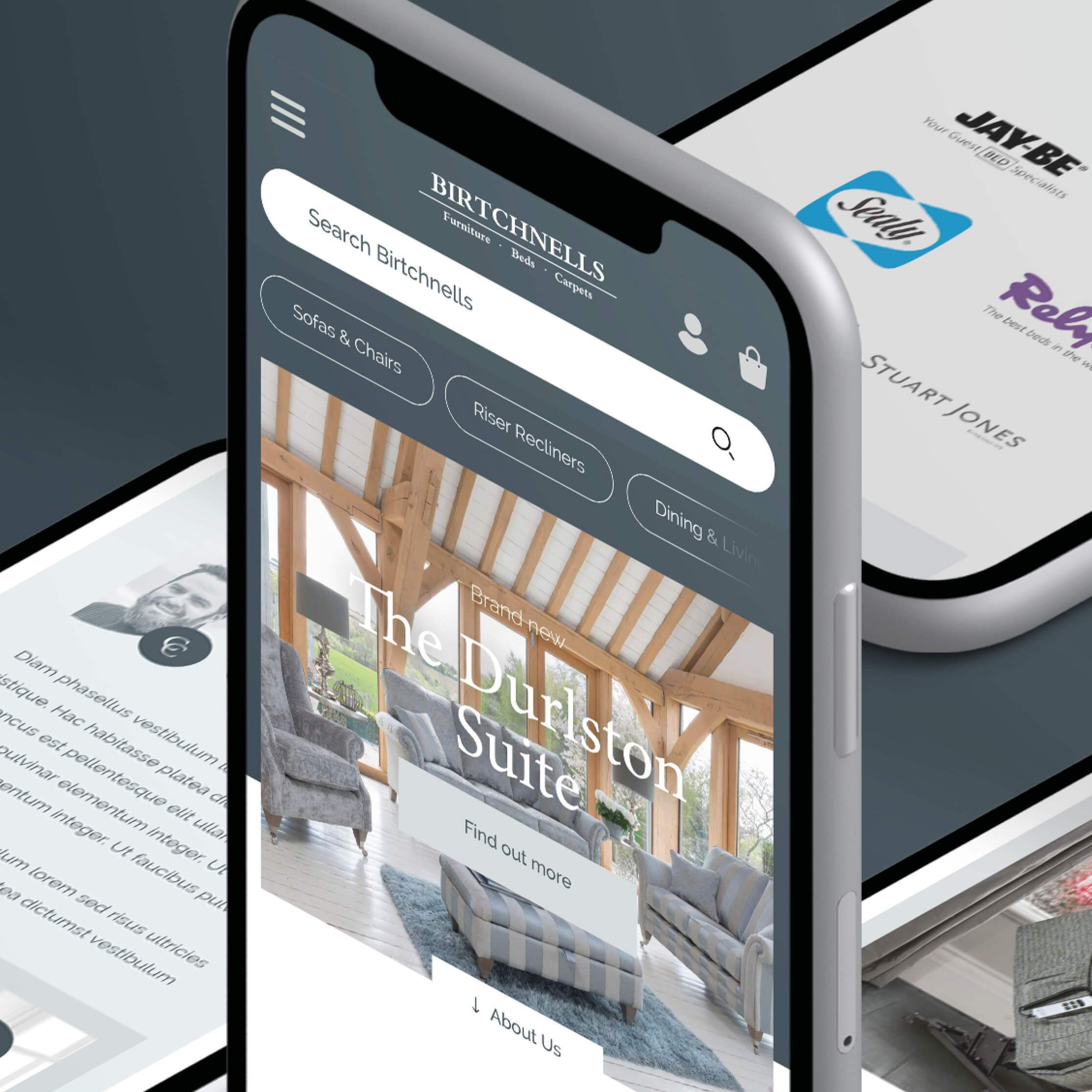 mobile furniture website Digital Storm