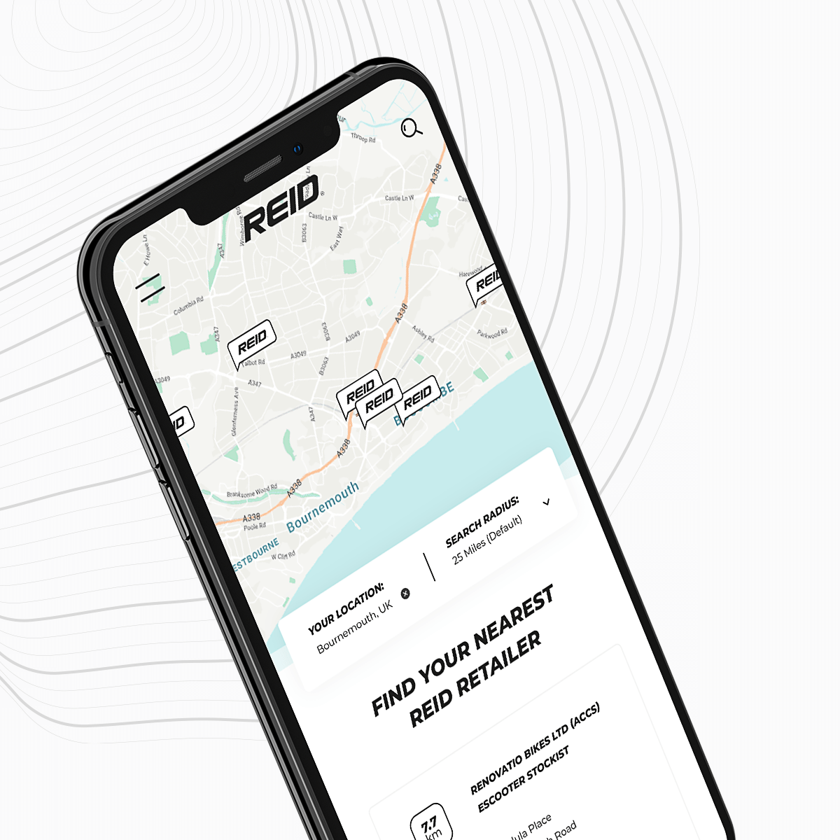 REID Bikes interactive website directory digital storm