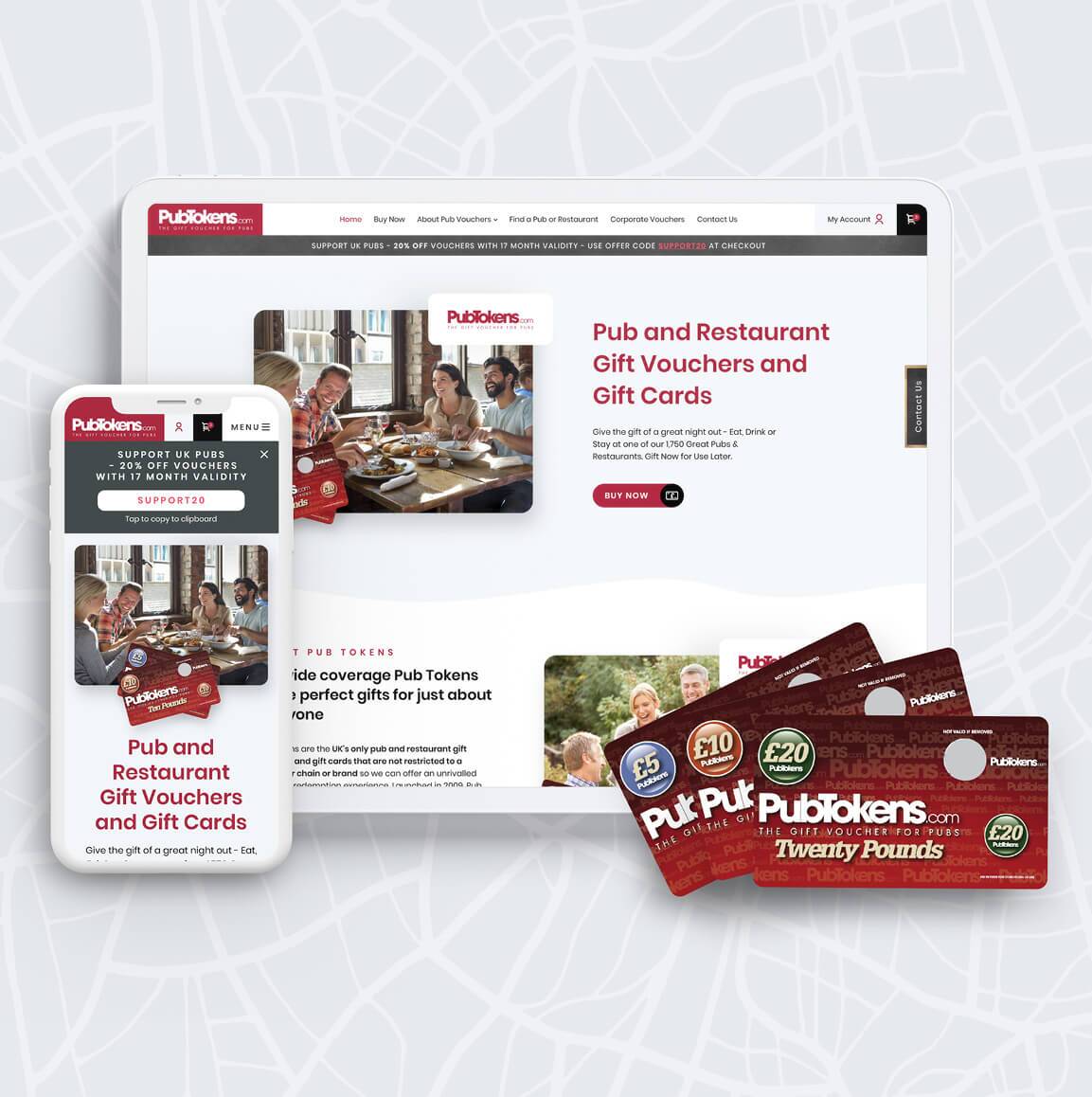 Pub Tokens Web Design and Web Development