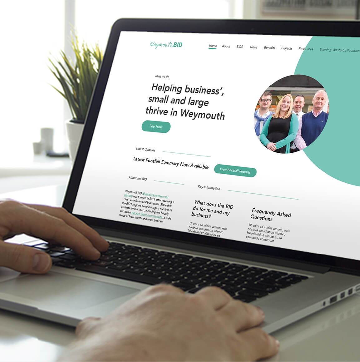 Weymouth BID Web Design and Web Development