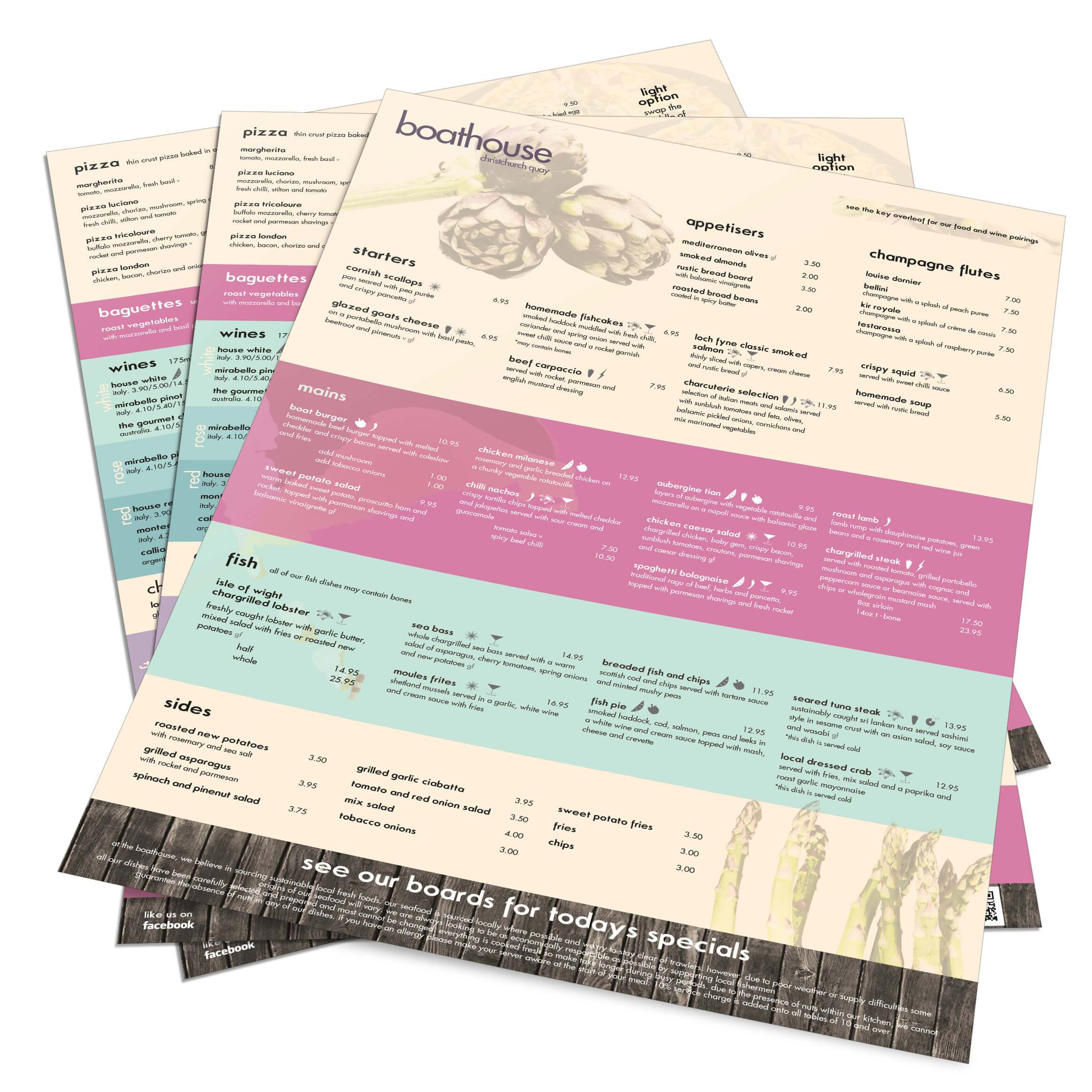 Boathouse Menus Digital Storm