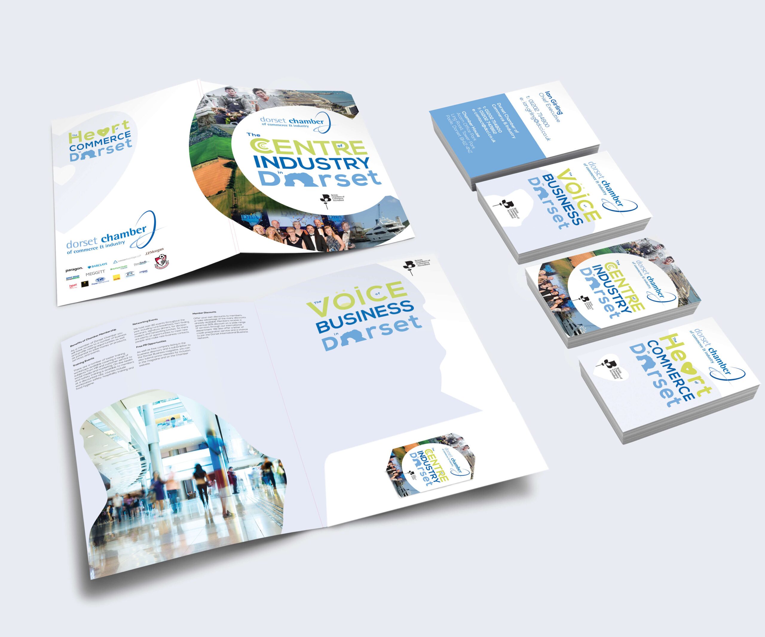 DCCI brochure and business cards Digital Storm