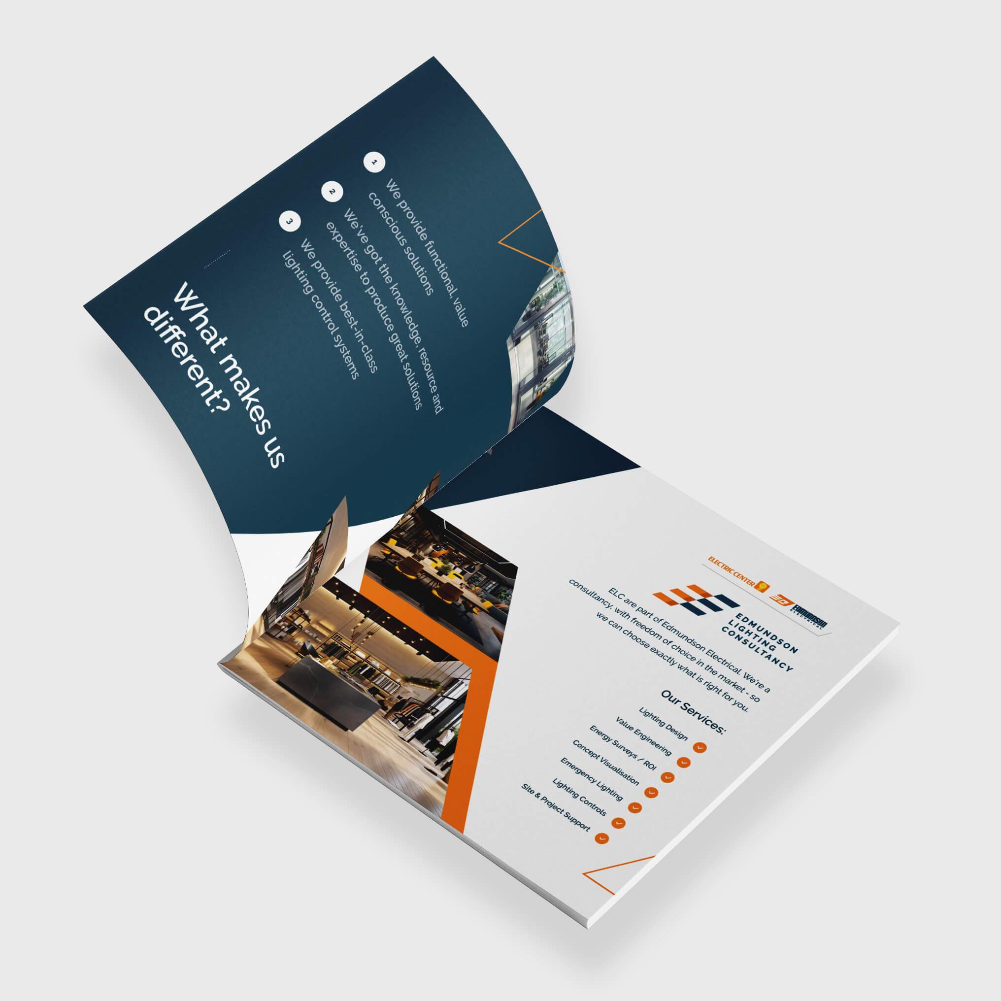 Free Square Brochure Mockup 06