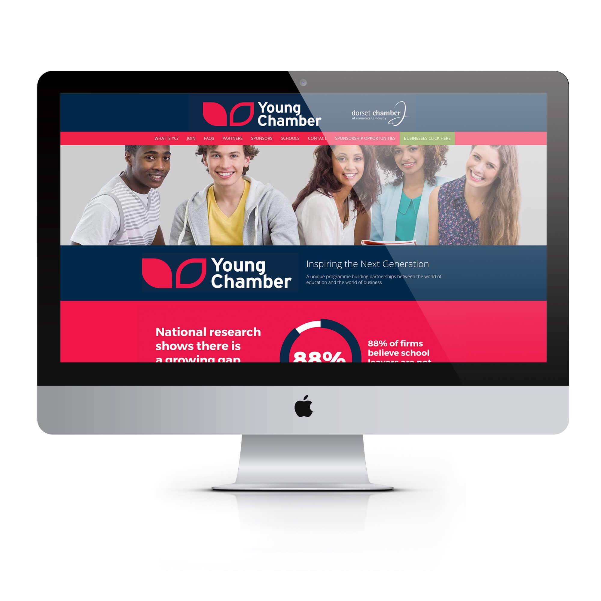 young chamber website design