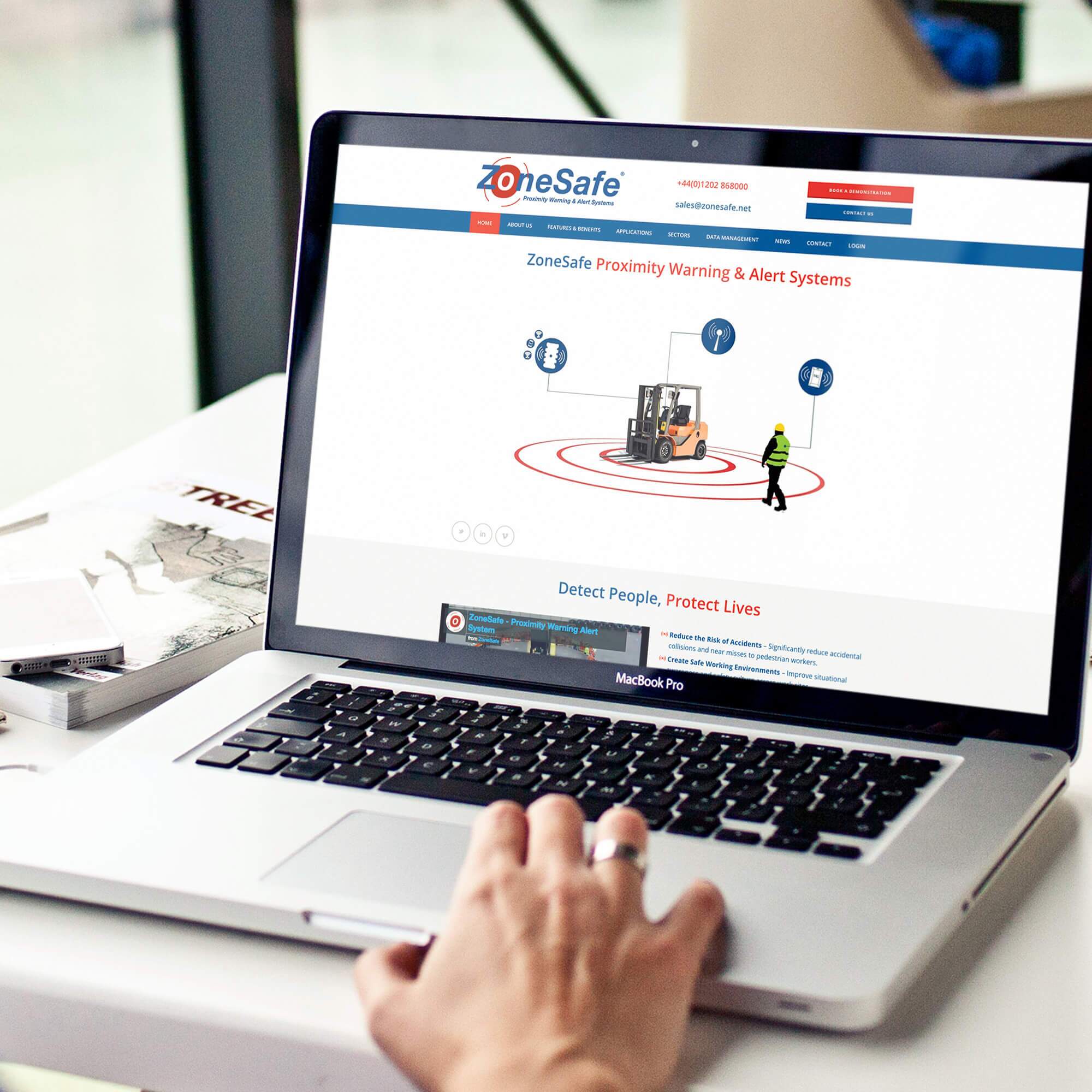 zonesafe website design