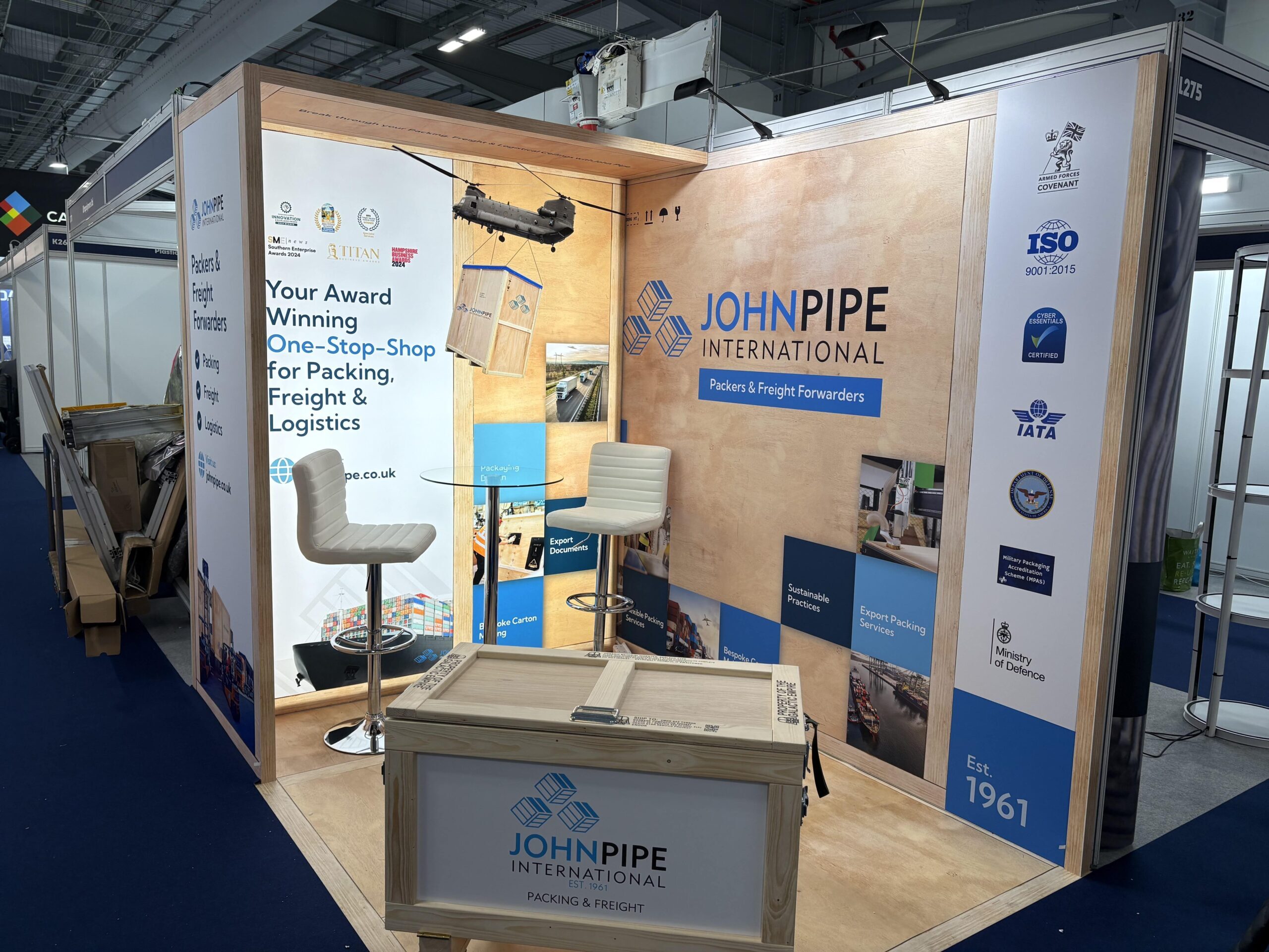 John Pipe exhibition stand design Digital Storm