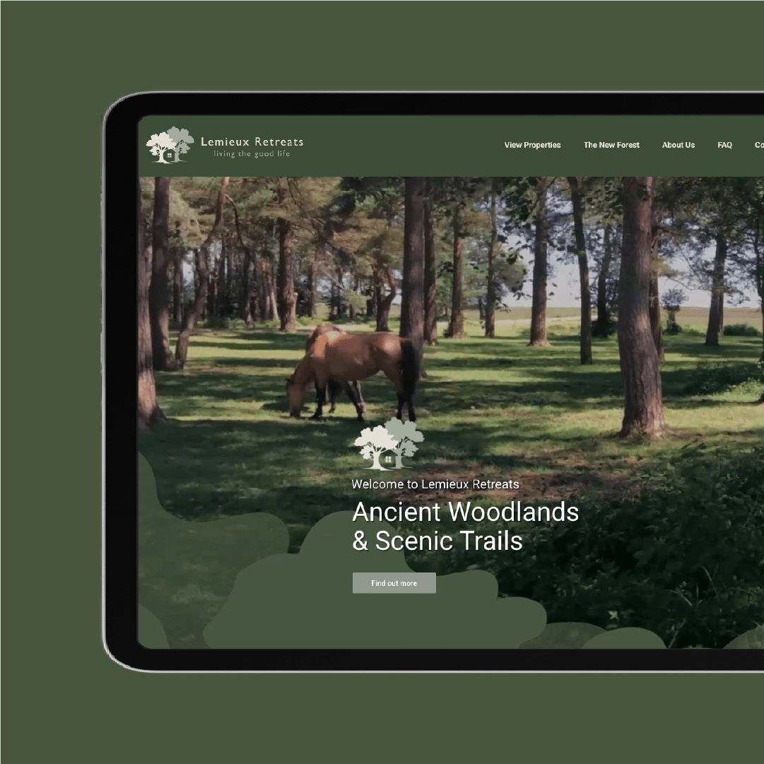 Lemieux Retreats tablet mockup Digital Storm
