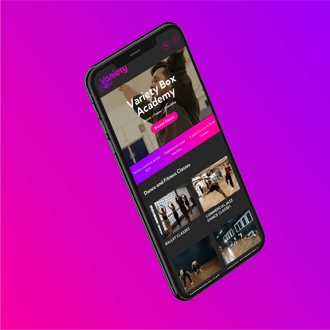 Variety Box Mobile Website Digital Storm